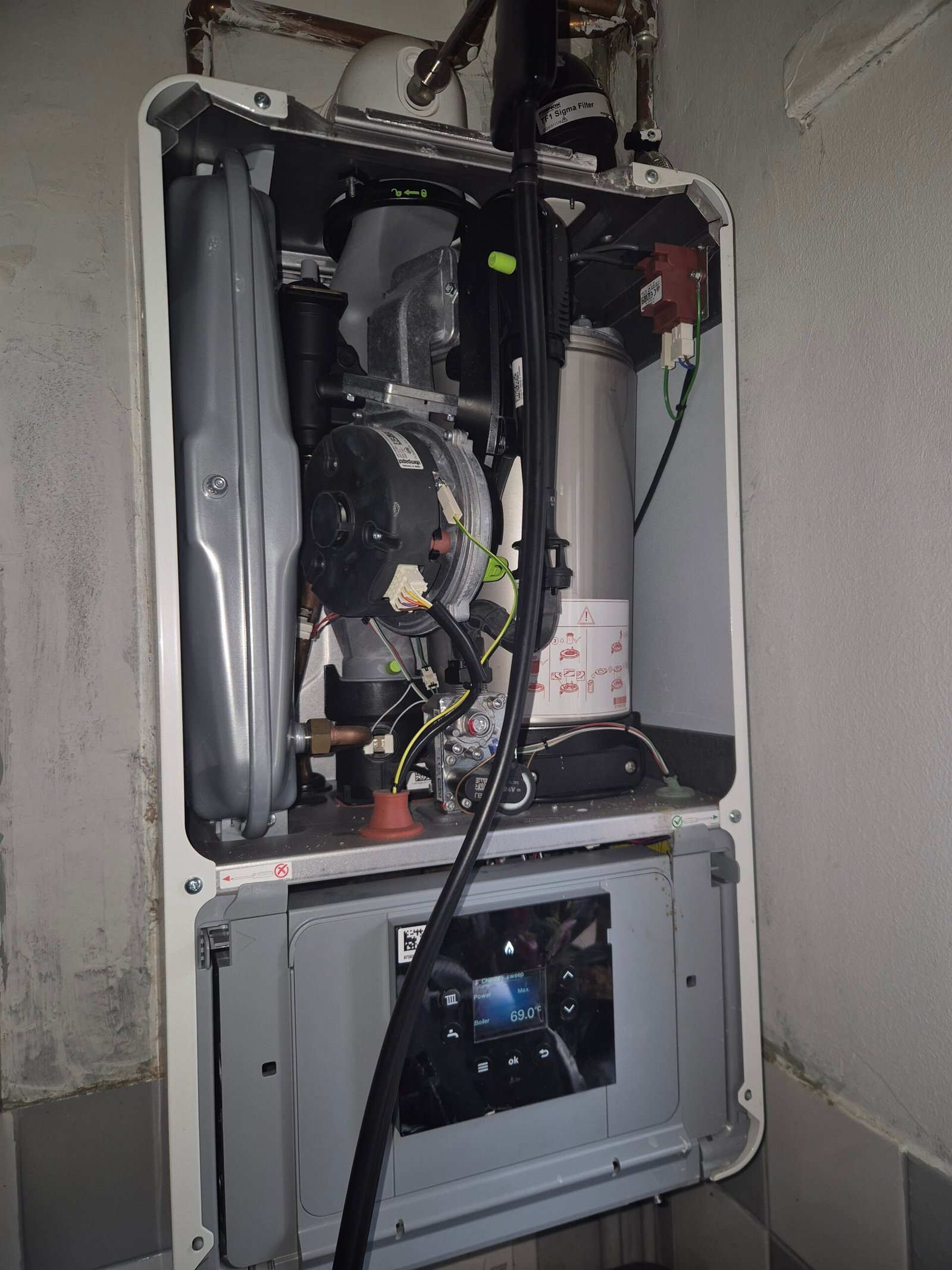 Boiler repair work